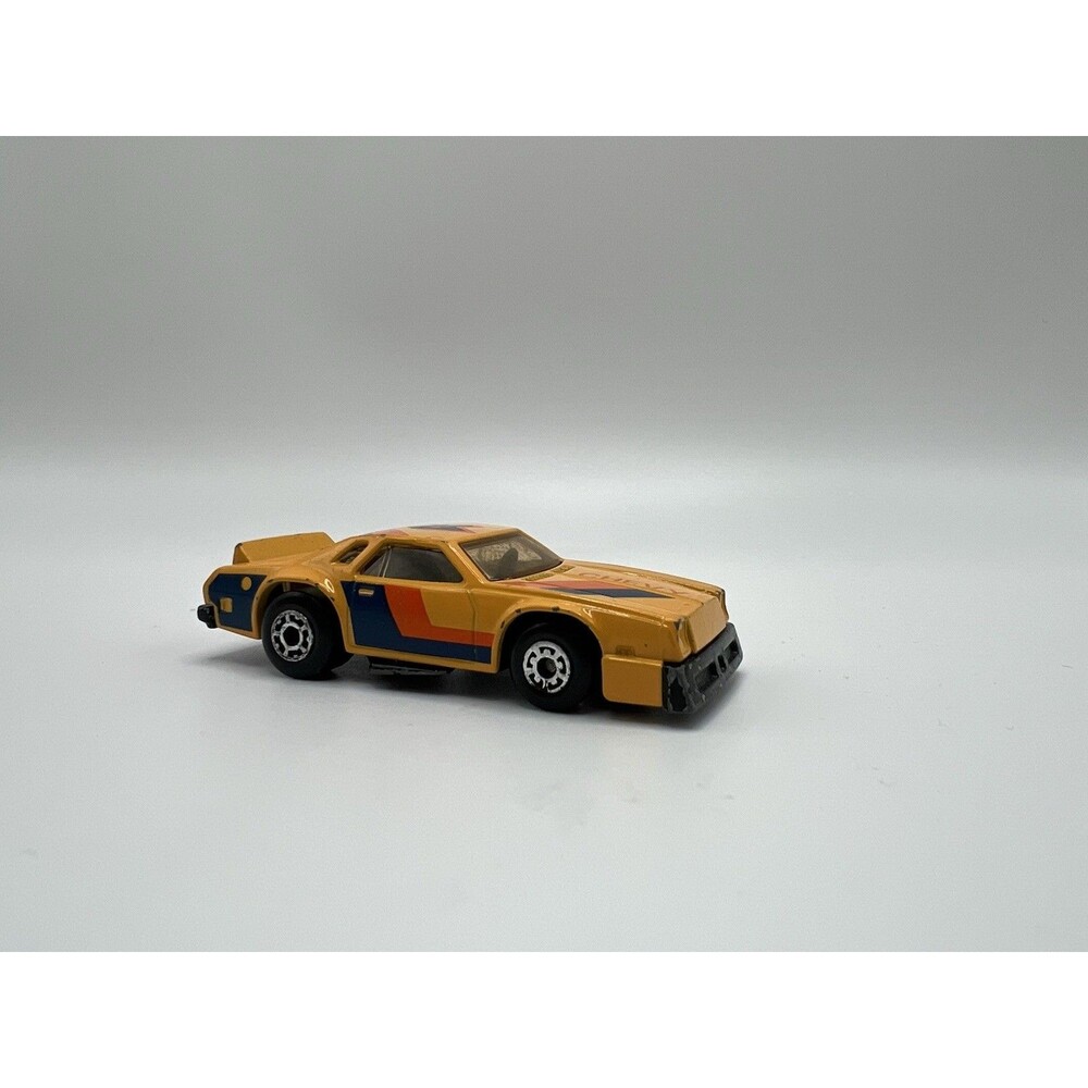 Vintage Matchbox Chevy Pro Stocker, Yellow, Superfast no. 34, Macau Metal Base